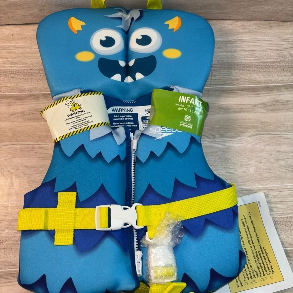 Speedo Infant Blue Monster Swim Vest